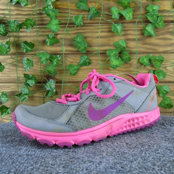 Nike Women's Wild Trail Sneaker Pink Synthetic‎ Sz 8 Medium  Used 2025 - Picture 1 of 6